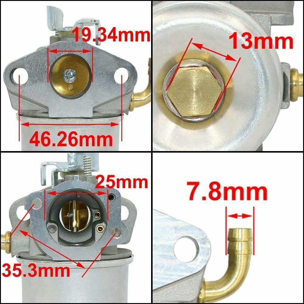Carburetor For Husqvarna DRT 900 E 960930014 Tiller w/Briggs Stratton 121003