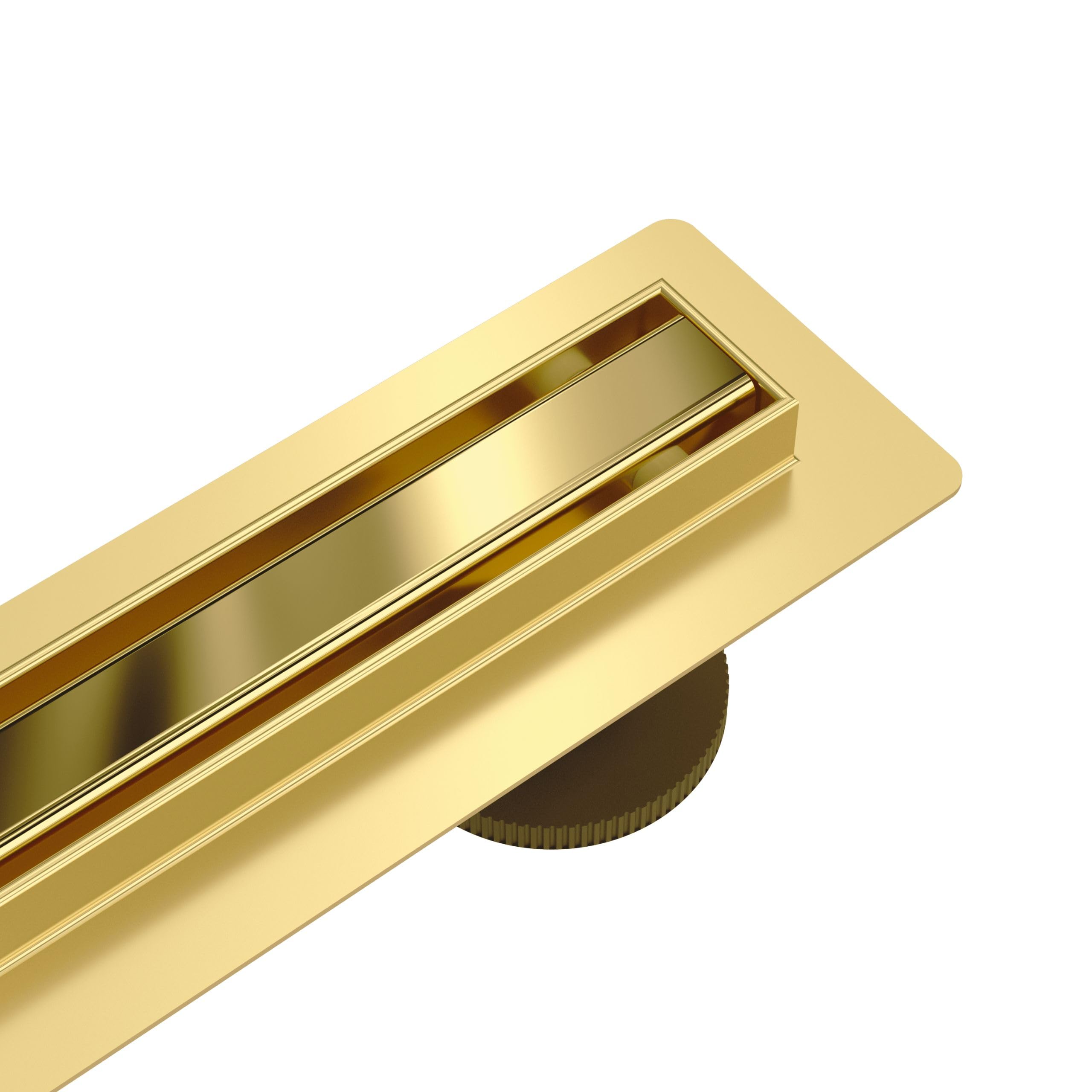 Duschrinne AquaUno Slim & Low – 70 cm Spiegelgold