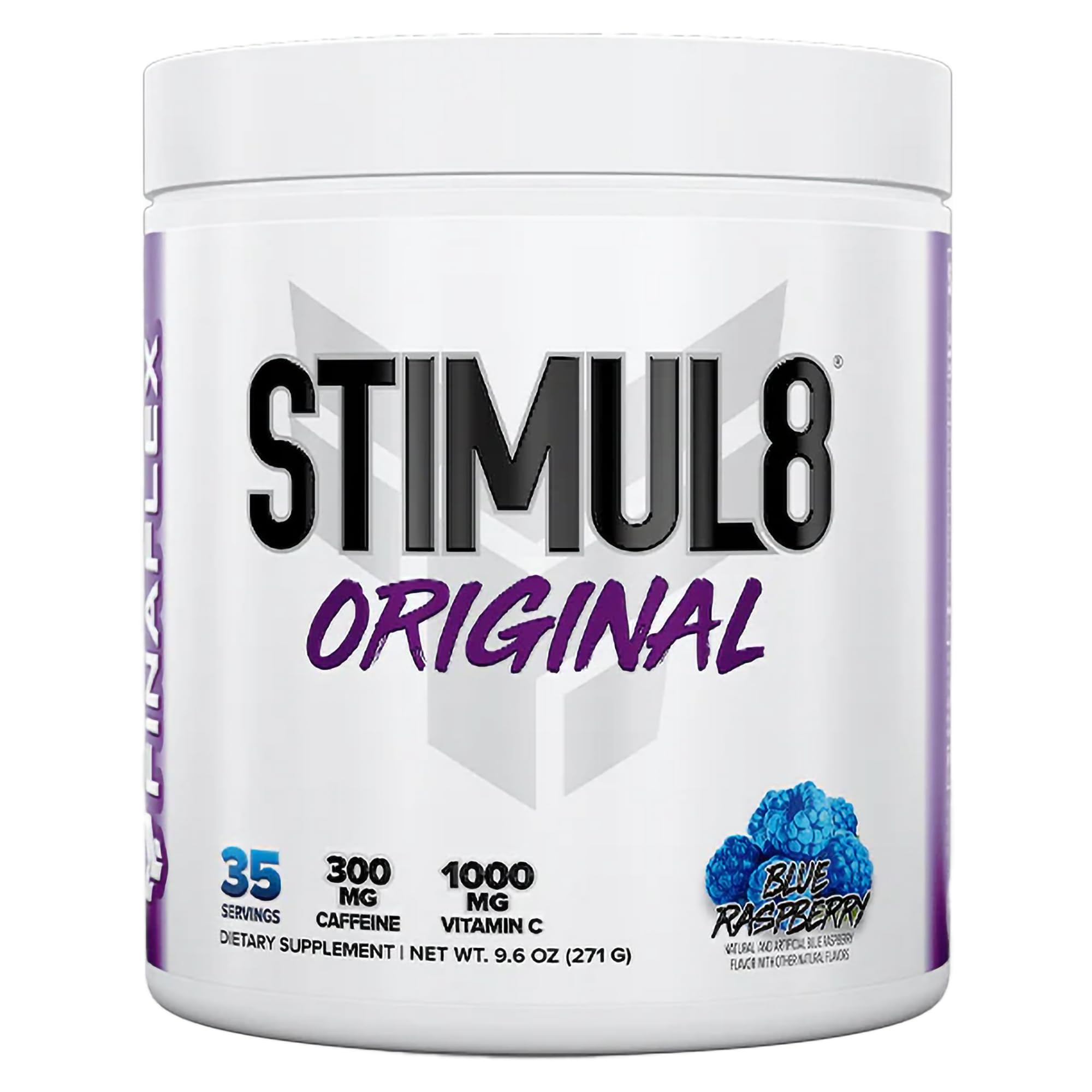 FINAFLEX Pré-treino com cafeína e vitamina C 300 mg + 1.000 mg, 35 porções