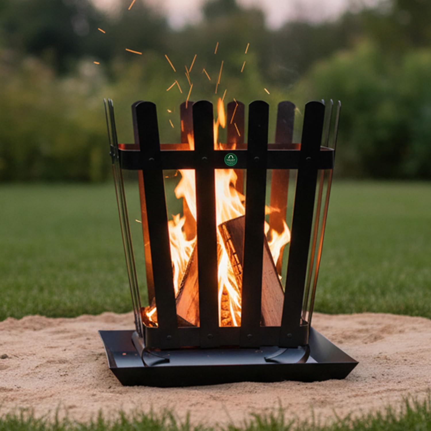 TrustBasket Throne Firepit - Outdoor Fire Pit -1