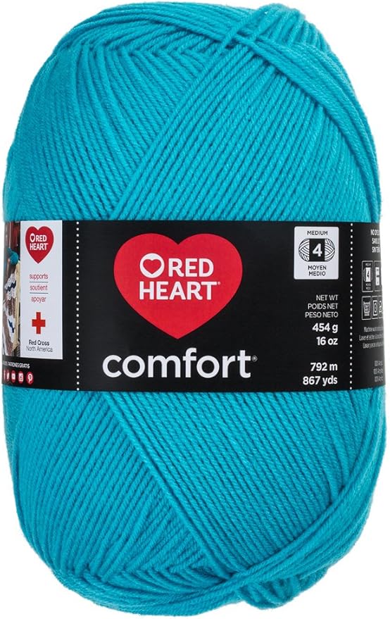RED HEART Comfort Yarn, Turquoise