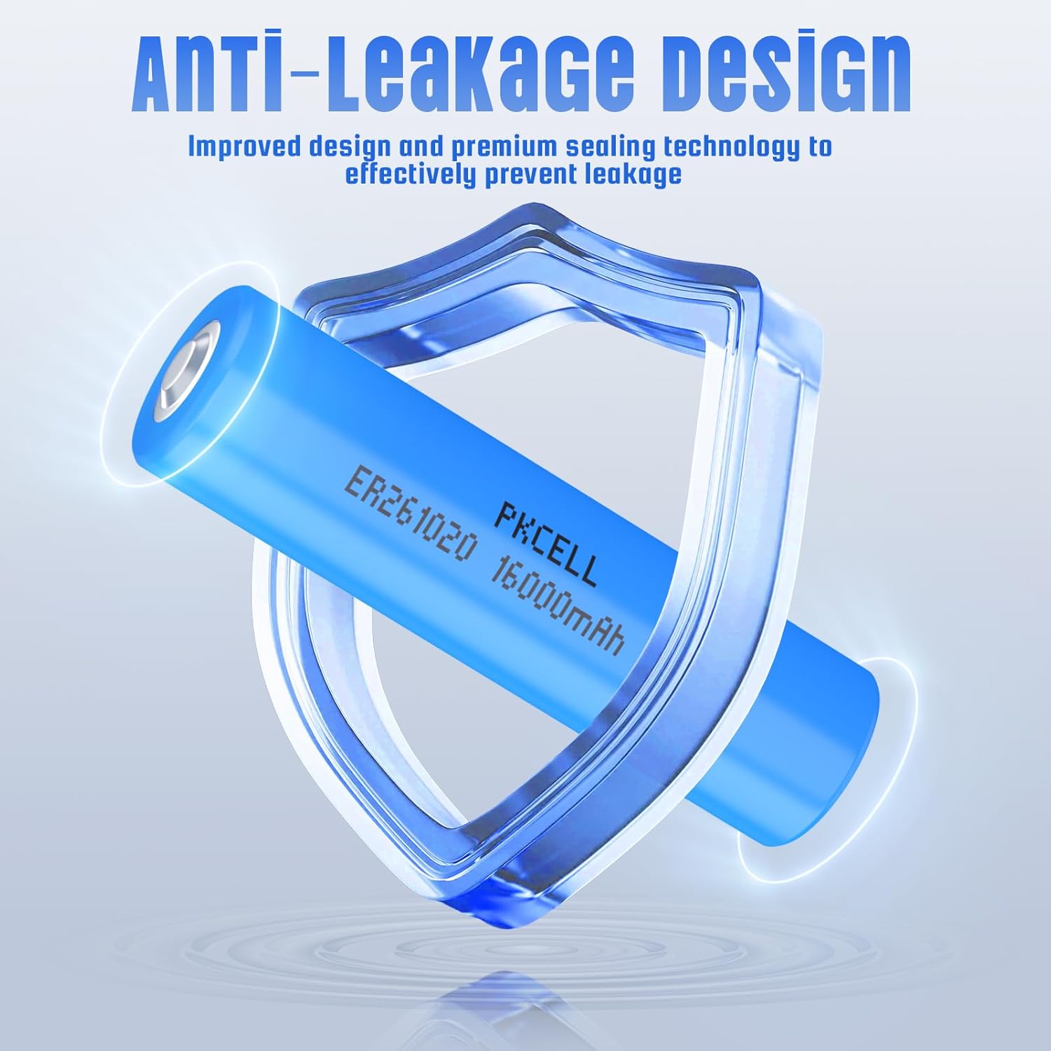 PKCELL 24 Pack ER261020 Batteries 16000mAh Lithium Thionyl Chloride Battery 3.6 Volt