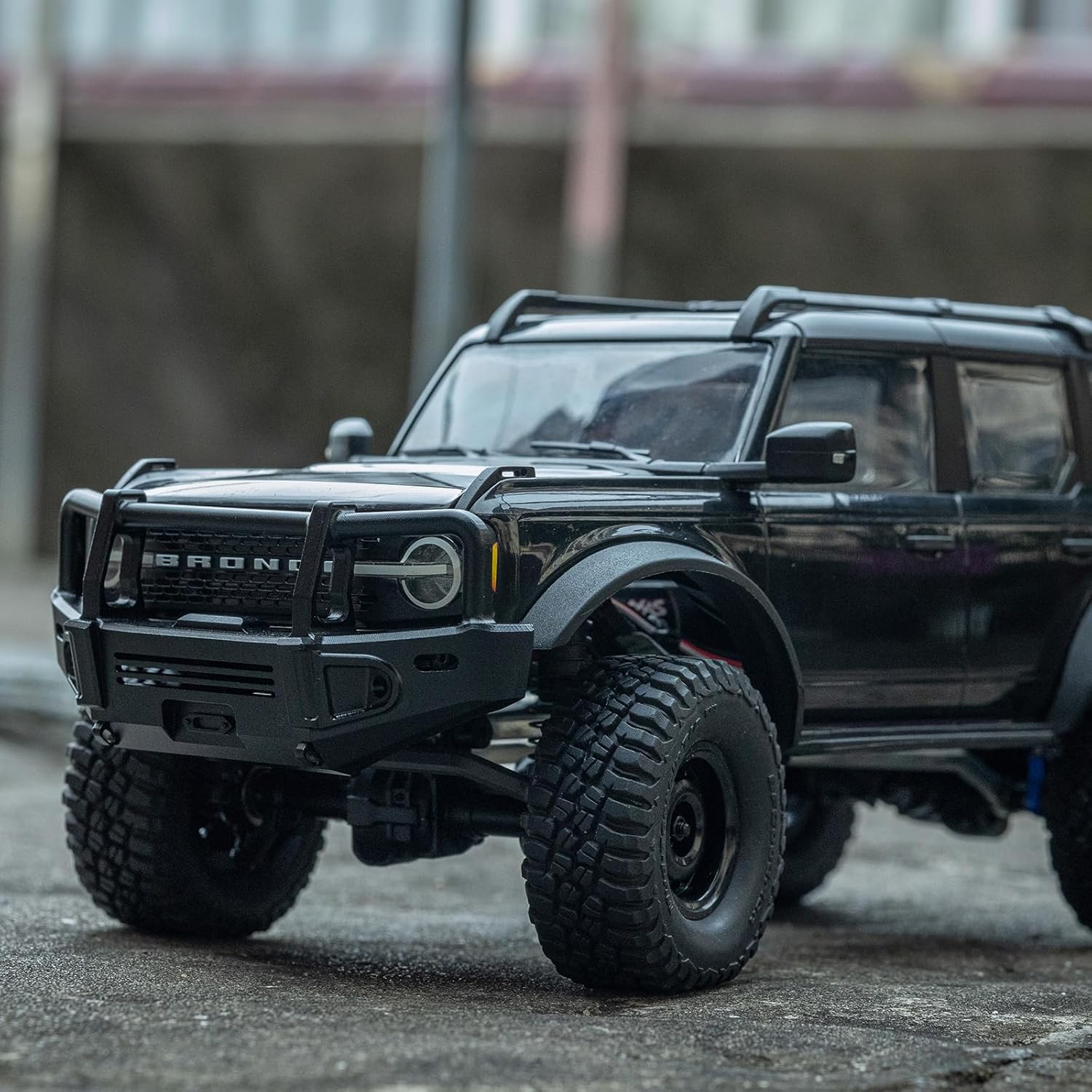 Front Bumper Aluminum for Traxxas 1/18 TRX4M Bronco Upgrade Parts RC Crawler Car