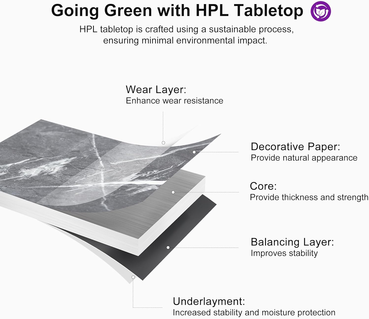 PURPLE LEAF 3-Piece Outdoor Rectangle Wicker Bar Set with Scallop Cushion, Patio Table & 2 Bar Chairs for Porches & Gardens