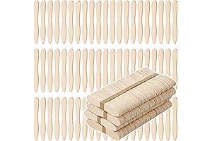 400 Count Spoons for Ice Cream Sampling, 3-Inch Mini Wood Spoons for Dessert