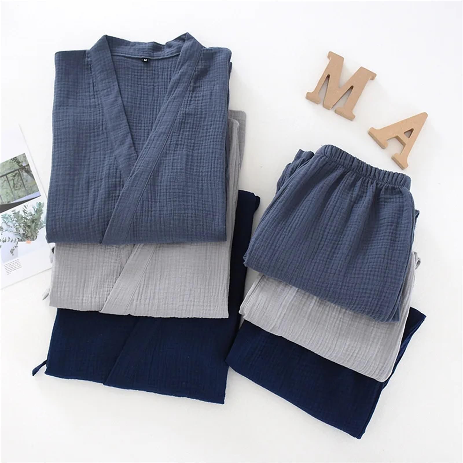 Conjunto de Pijamas de algodón for Mujer, Traje Holgado de Dos Piezas for Parejas, Traje humeante for el Sudor, Conjunto de Servicio a Domicilio Juegos para Mujeres(Female 01,XL)