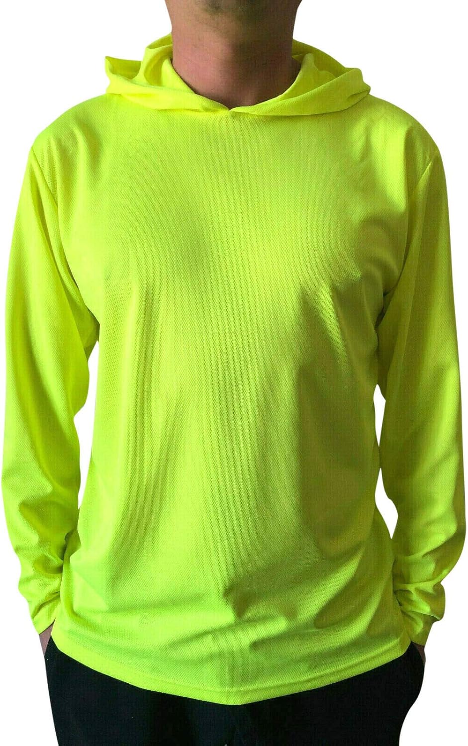 Goyoma 2Pack Safety High Visibility Long Sleeve Construction Work Shirts for Men - Image 3