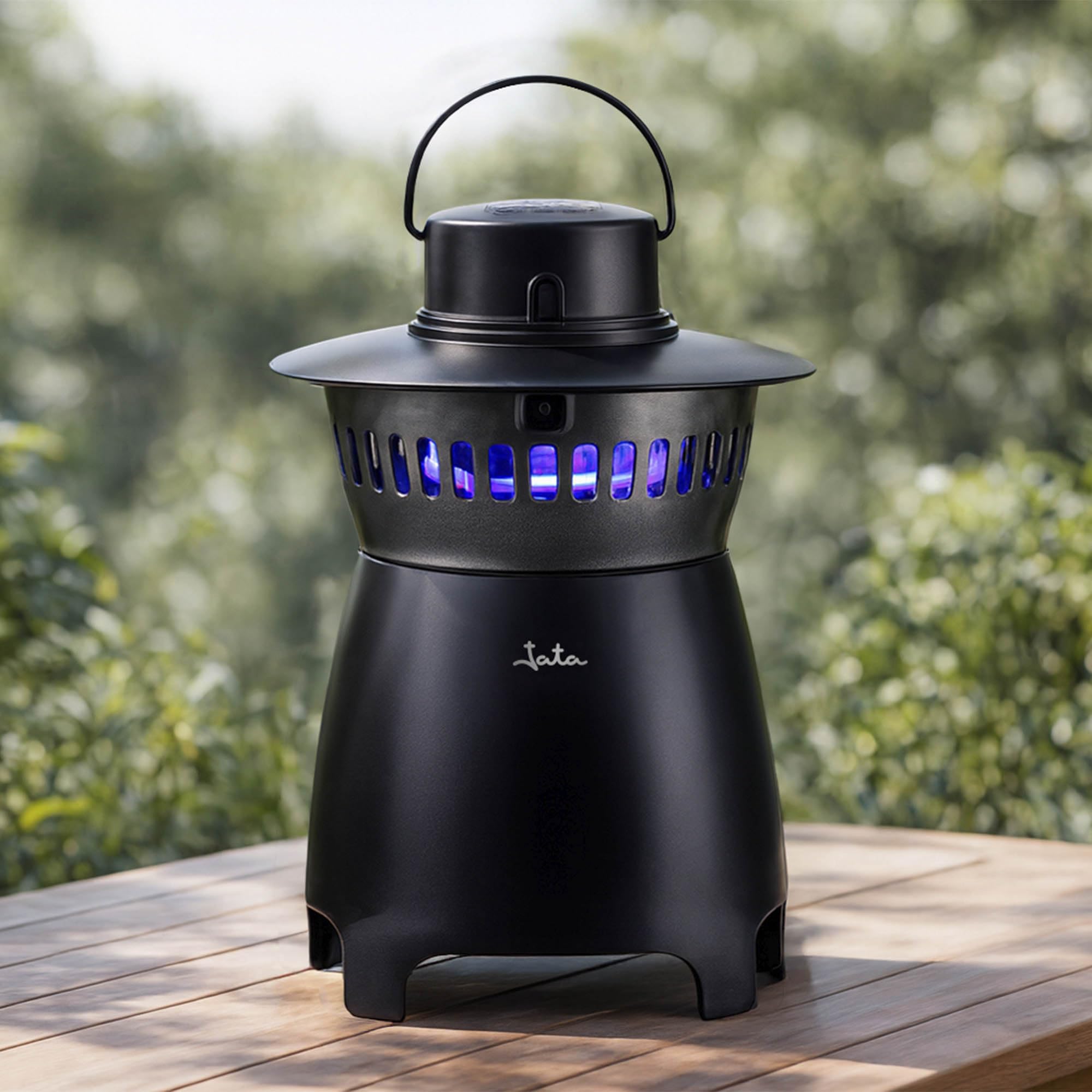 JATA MT8 - Antimosquitos Eléctrico Exterior, 1000 m², Imita al ser humano, Silencioso, Eficaz, Ecológico, Bajo Consumo