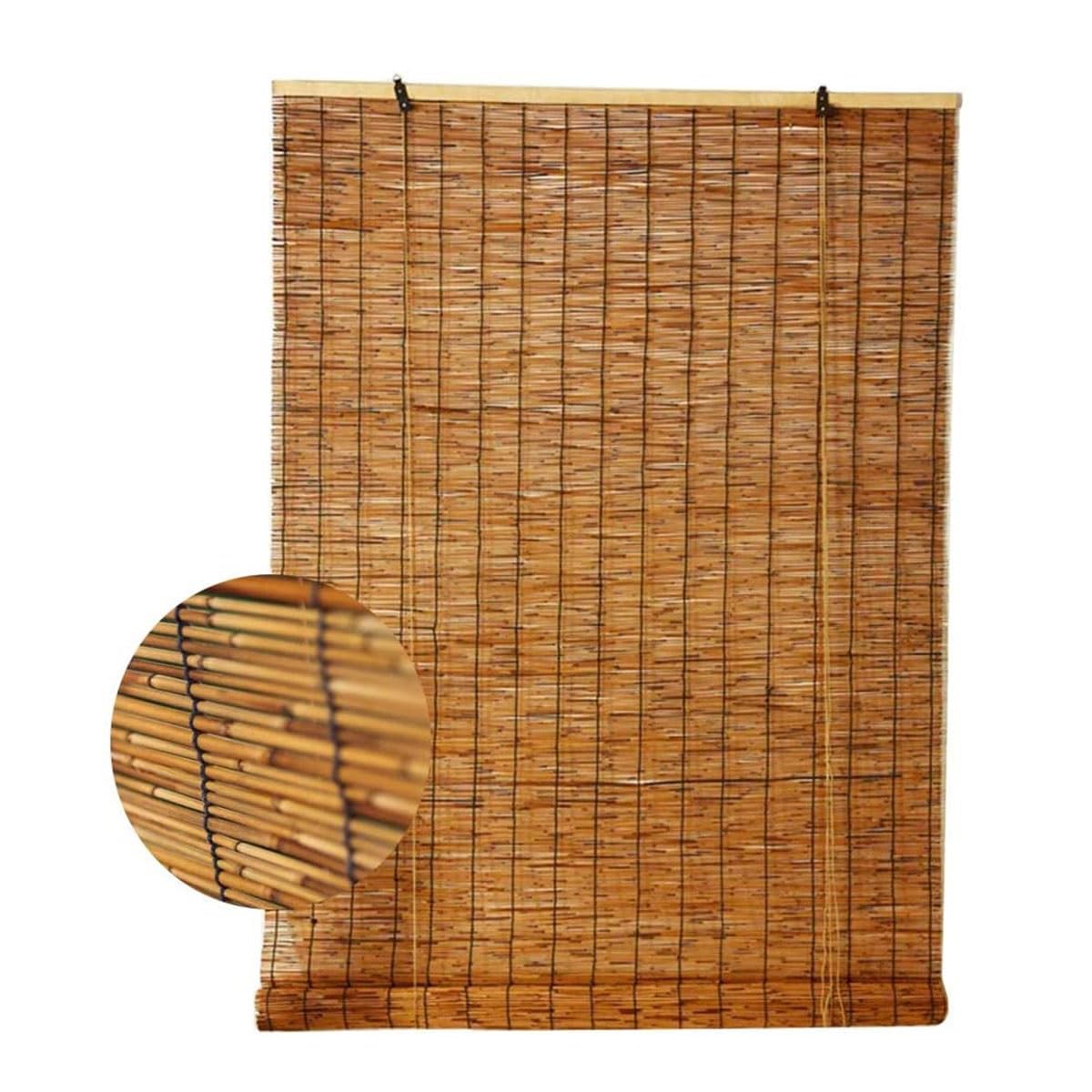 ADafeg Bamboo Roman Shades Blinds for Indoor/Outdoor, Woven Shades for Patio 20