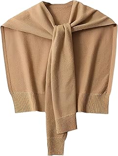 Sweater Shawl Wraps for Women Sweater Knitted Knotted Shawls Travel Casual Scarf Cape Shoulder Tops Fashion Wrap - Buy now
