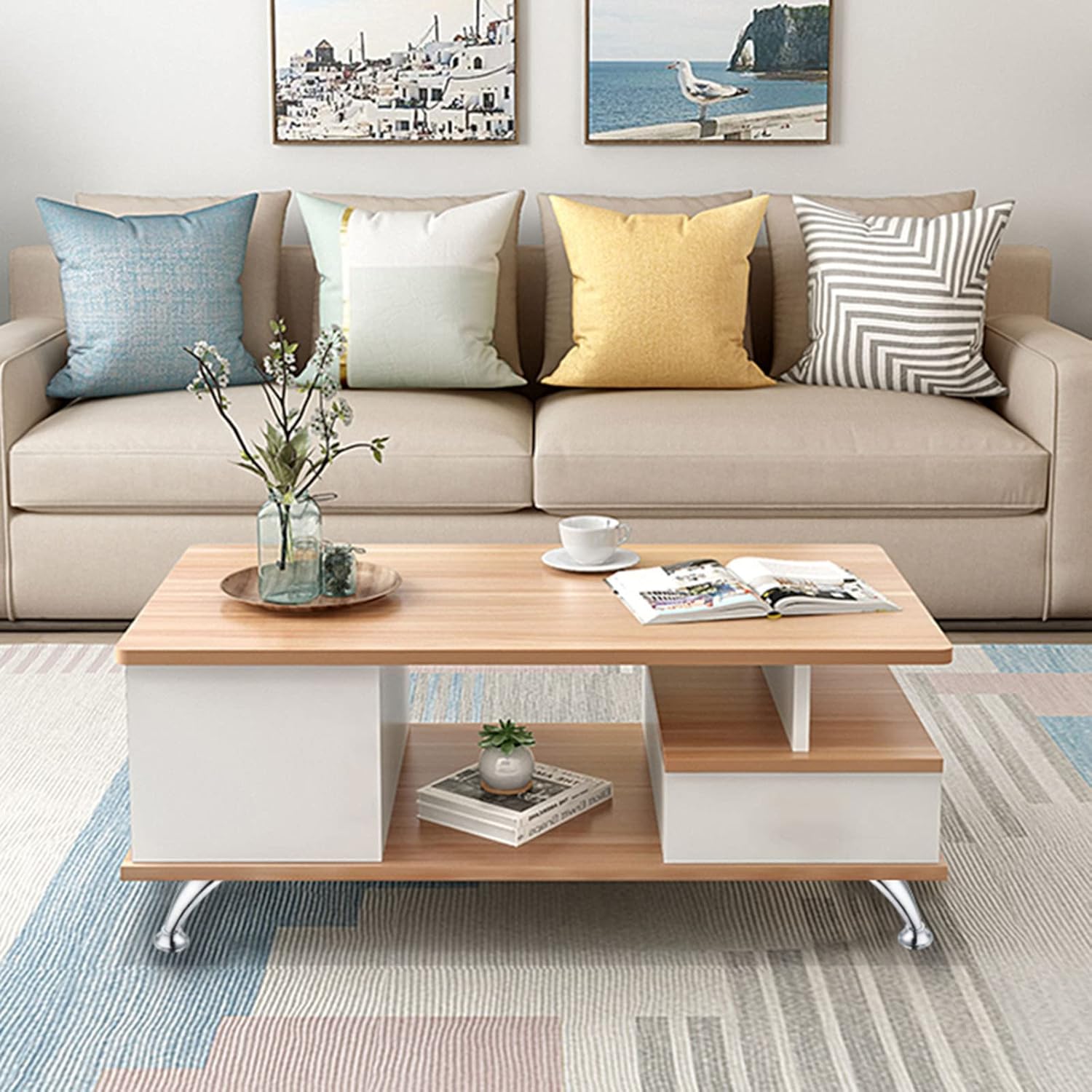 Furniture Legs Metal Furniture Support Legs,Modern Design Table Legs,DIY Cabinet Legs,Sofa Legs,Coffee Table Legs,Desk Legs,4 Pcs Replacement Furniture Feet,Non-Slip/Wear-Resistant,