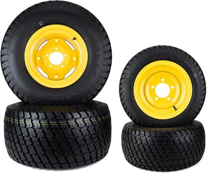 4 Turf Tire Assemblies 26x12.00-12 18x8.50-10 Fits John Deere TCU20390 LVA20123