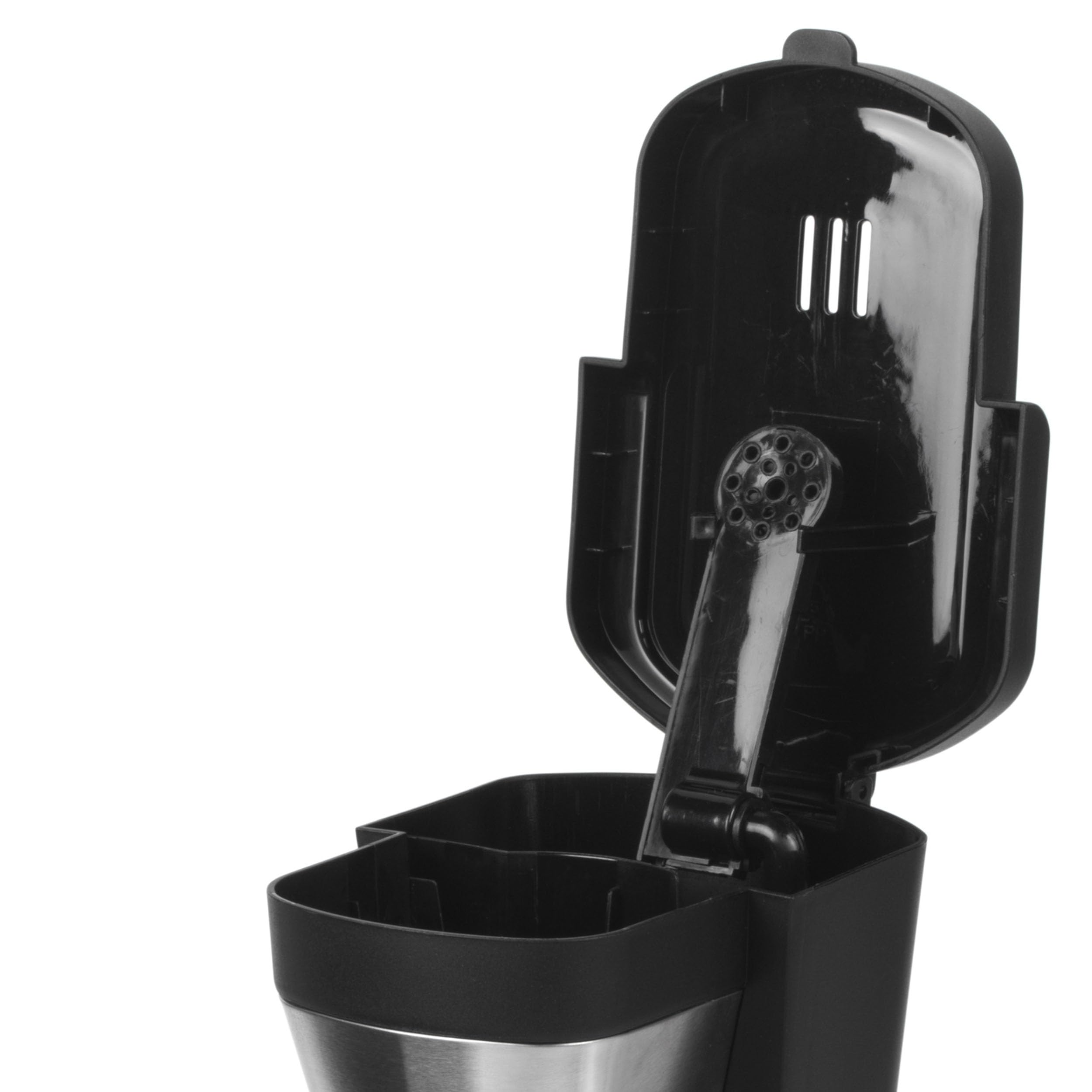 Petra 2 In 1 Iced Coffee Maker – Cold Brew Espresso Machine, Includes 420 ml Travel Mug, 440 ml Tumbler with Straw, Compatible With Ground Coffee & Pads, Reusable Mesh Filter, 700W