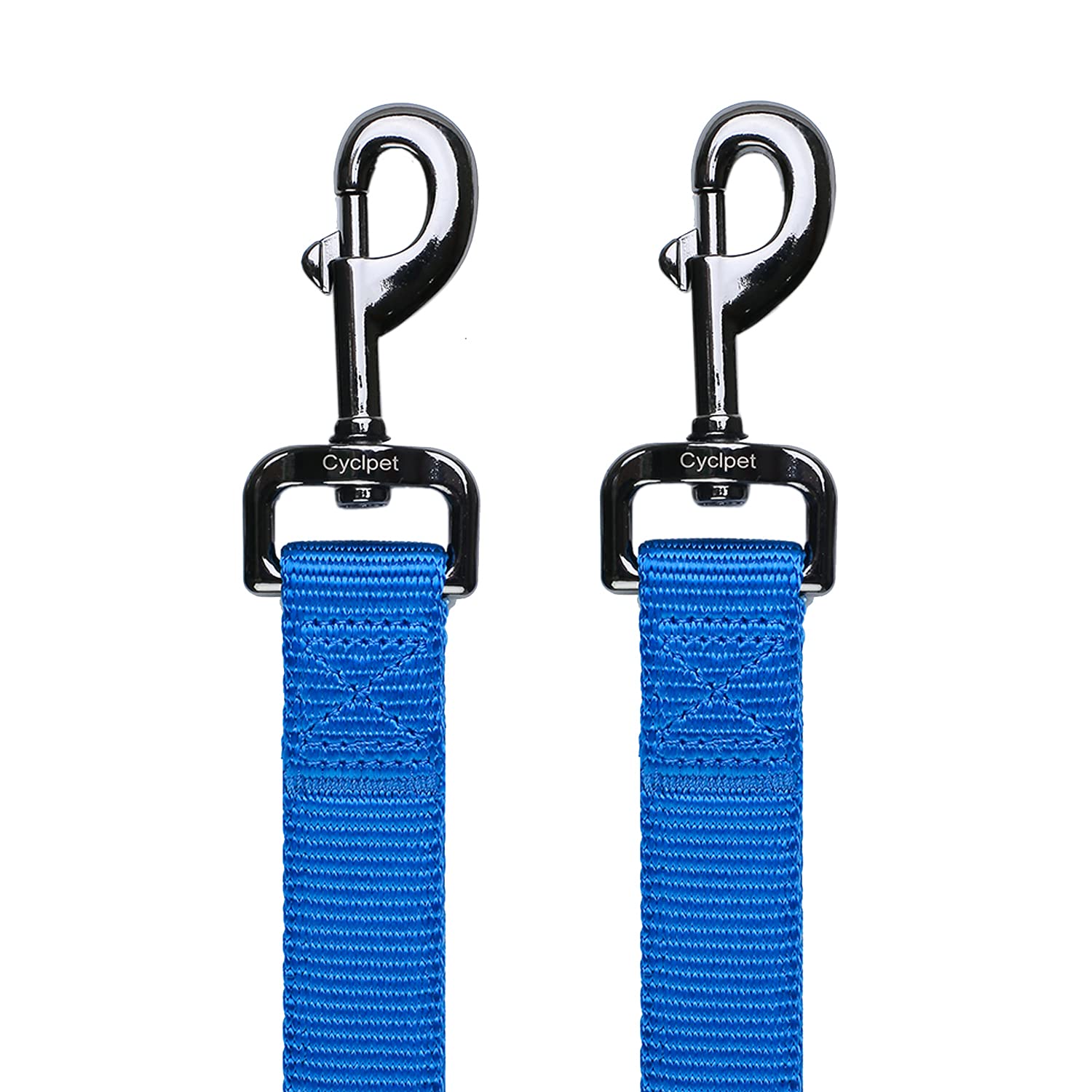 Correa corta de nailon de alta calidad de 61 cm con cierre resistente y mango acolchado cómodo para perros grandes de raza media, uso diario, correr, caminar, entrenamiento, etc. (61 cm, azul
