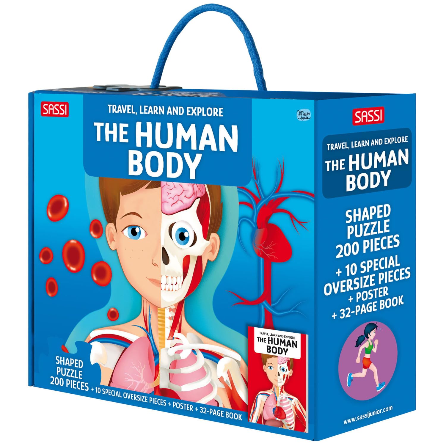 The human body. Travel, learn and explore. Nuova ediz. Con puzzle (Sassi junior)