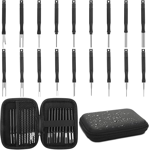 Kit de herramientas de extracción de terminales mejorado, juego de herramientas extractoras de pines, herramienta de depósito, conector de cable