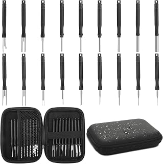 Linkstyle 18PCS Upgraded Terminal Removal Tool Kit, Pin Extractor Tool Set, Auto Electrical Wire Connector Pin Removal Release Tool Kit