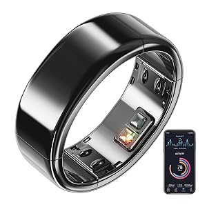 Circul Smart Ring-AI Smart Rings Automatically Adjustable Wearable Ring for Men Women No App Subscription Fitness Ring for