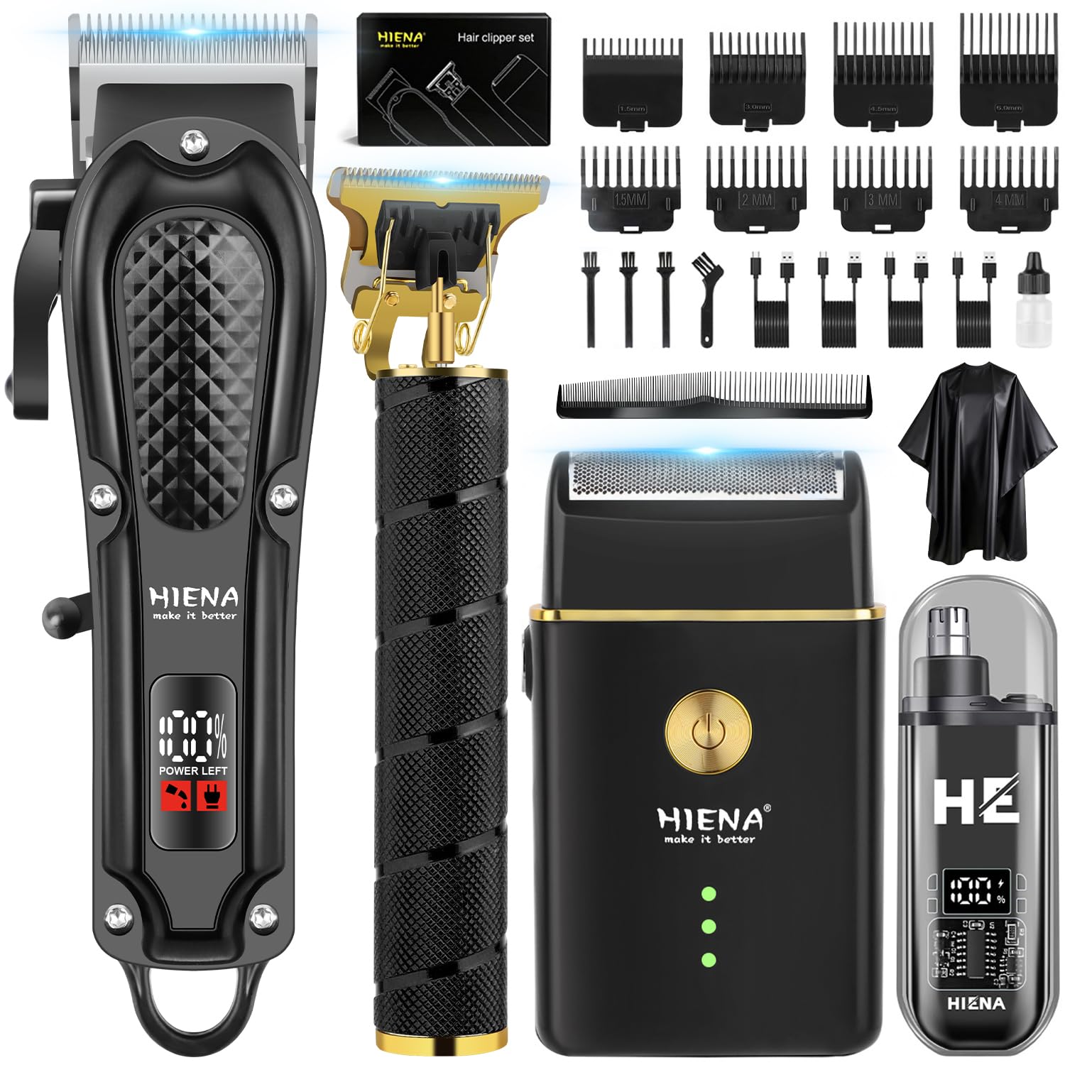 HIENA PRO Tondeuse à cheveux pour homme