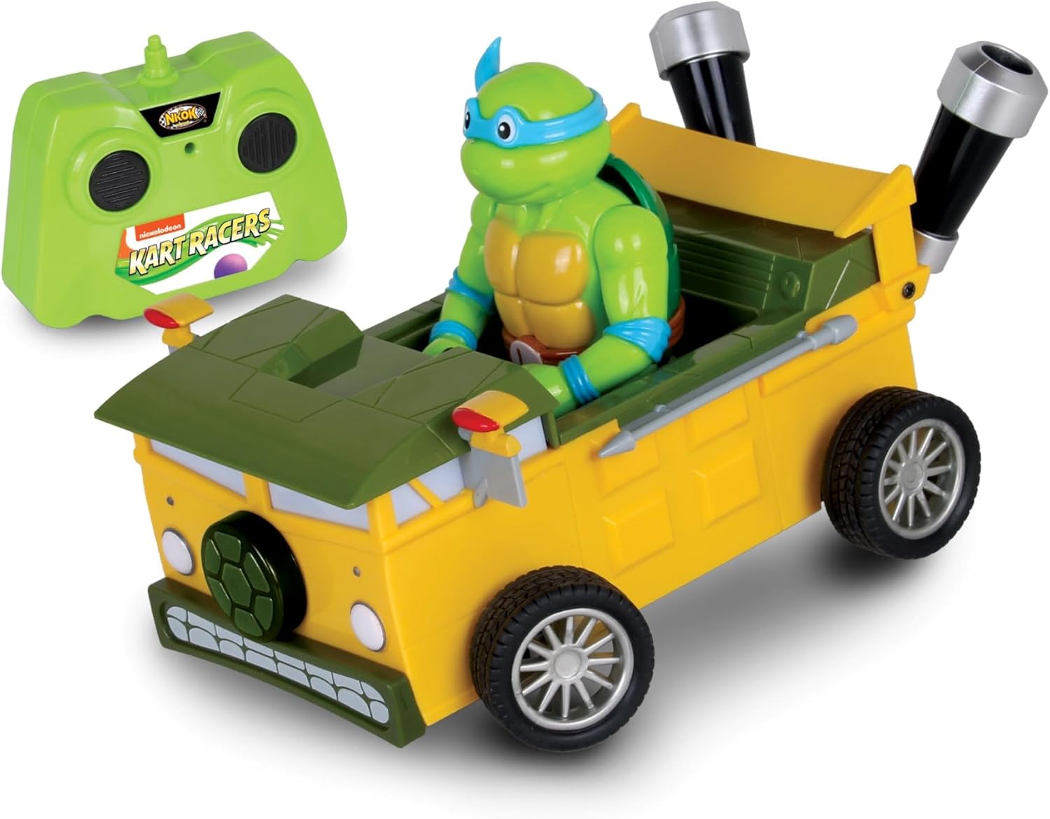 Nick Kart Racers - 2.4GHz RC TMNT in Party Wagon; Straight from The Game “Nickelodeon Kart Racers 3: Slime Speedway”; Full Function Fun; Grippy Tires for Ultimate Traction