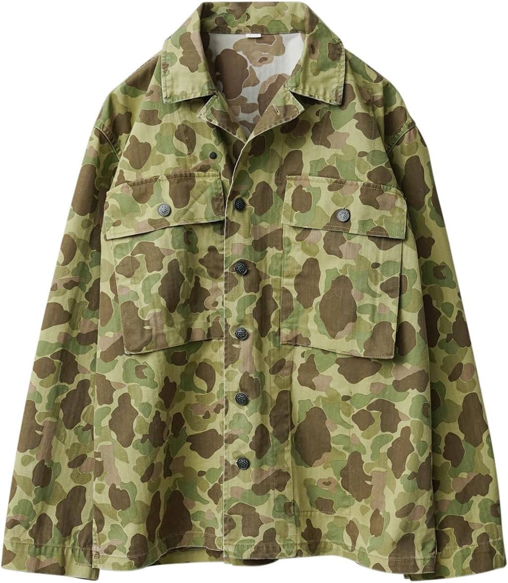 [WAIPER] US Military 1940's U.S.ARMY M-43 Duck Hunter Camo Combat Jacket