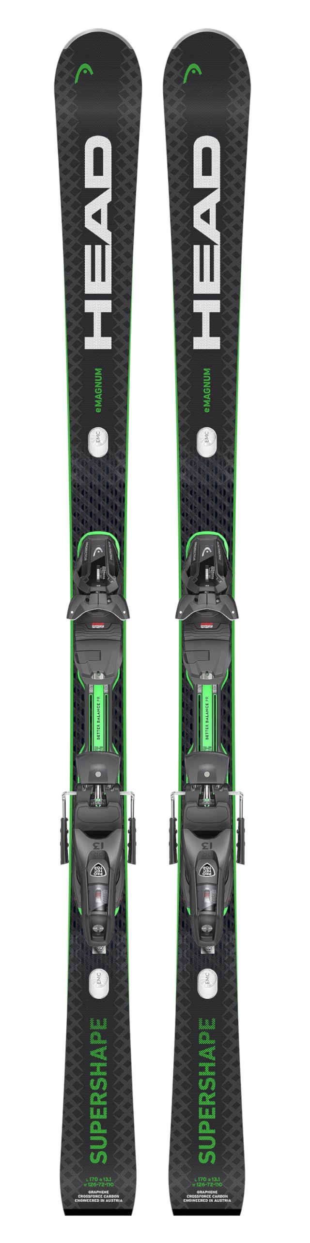 Head Supershape e-Magnum 177cm Skis w/Protector PR 13 GW Bindings