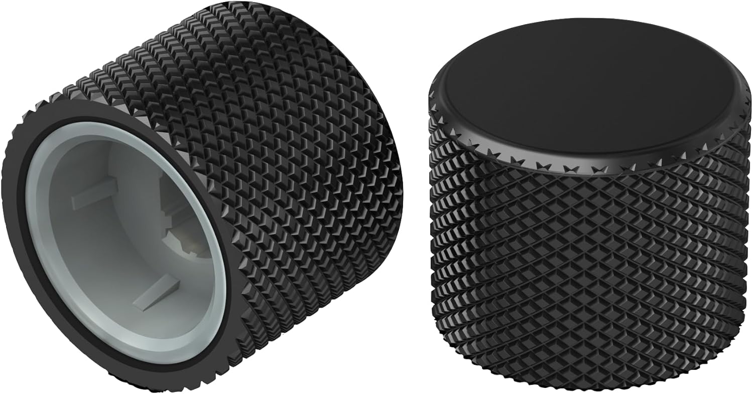 GLORIOUS Gaming Manopola - Per tastiera GMMK PRO e GMMK Numpad, aspetto di alta qualità, alluminio, facilità di installazione, 9 colori - Ardesia nera