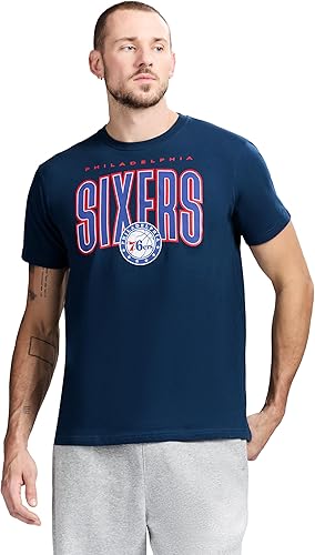GAME 7 NBA Camiseta de Hombre GAME 7 X NBA con Licencia Oficial de Gráficos de Manga Corta Ligera Clásico Cuello Redondo de Algodón
