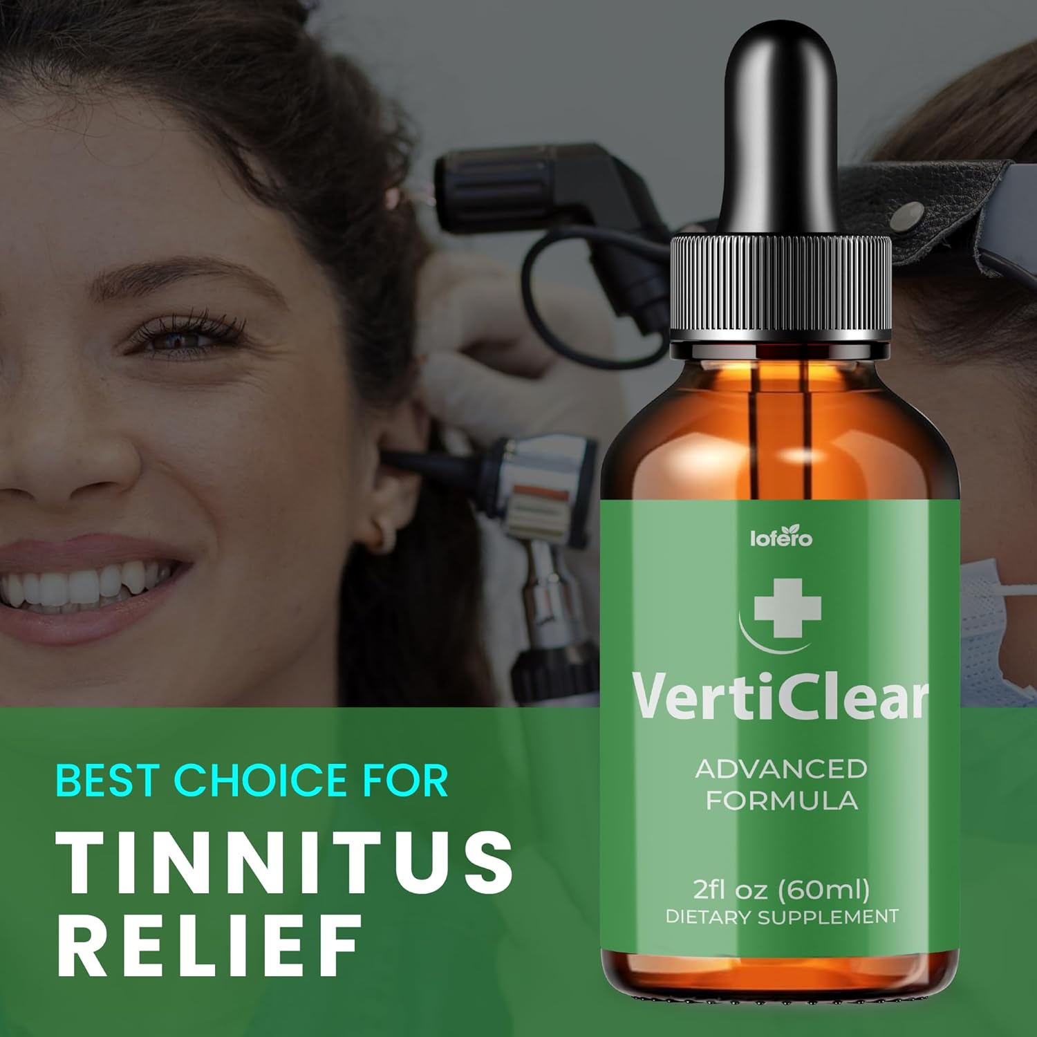 VertiClear Drops, Verti Clear Liquid Supplement Premium Formula Natural Comfort Ringing Ear Tinnitus Relief Drop for Overall Health Beauty Inner Balance Support Hearing Care Clarity (2 oz)