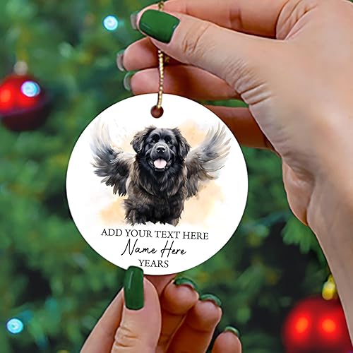 Vista 28 de Adorno conmemorativo personalizado de Bulldog Inglés – Alas de ángel, regalo de Navidad personalizado para perro, mamá y papá Adorno de Bulldog