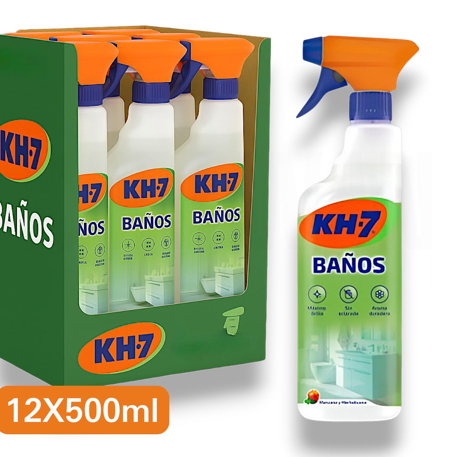 Limpiador de Baños de 500ml - Pack x12 Unidades