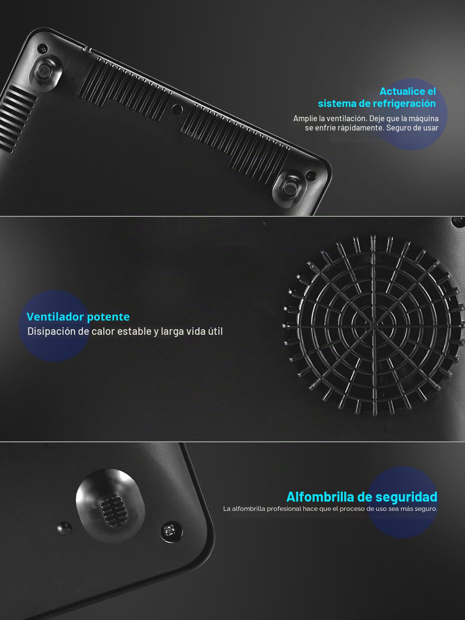 Placa Inducción Portatil AMZCHEF, placa de inducción de 2000 W con cuerpo delgado, 20 niveles de potencia, 20 configuraciones de temperatura, temporizador de 3 horas, negro