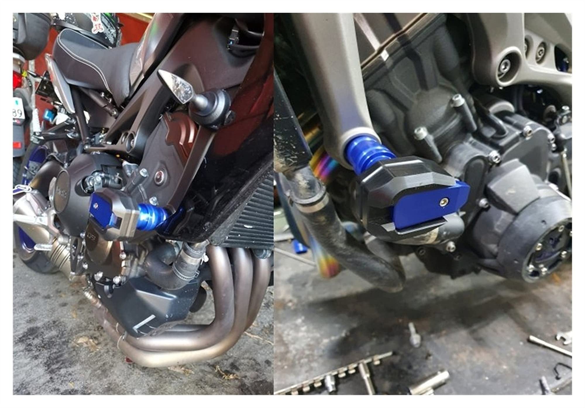 Do SUZUKI GSX 600/750 KATANA 1998-2006 Cewki motocyklowe suwaki rama ochrona przed upadkiem ochrona przed wypadkiem ochrona przed upadkiem suwak ramy (kolor: 2)