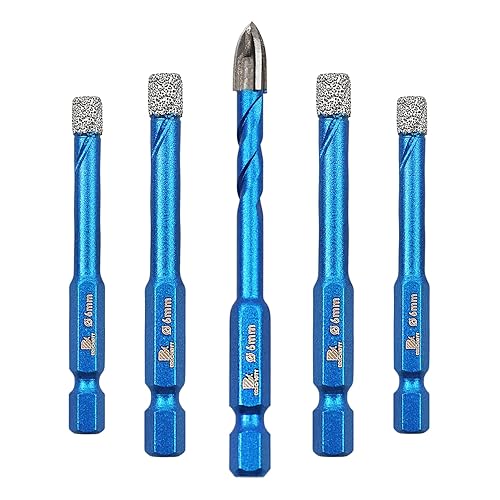 Broca de diamante - BRSCHNITT Juego de brocas de 14 pulgada para albañilería para azulejos de porcelana, cerámica, piedra, granito, mármol, broca de