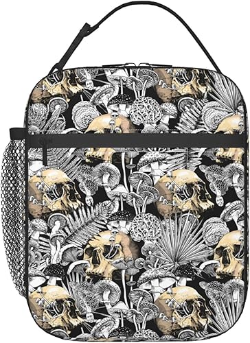 Miniatura 7 de Lonchera con diseño de pájaros en acuarela, doble aislamiento, a prueba de fugas, bolsa de mano, organizador de almuerzo para trabajo, picnic,