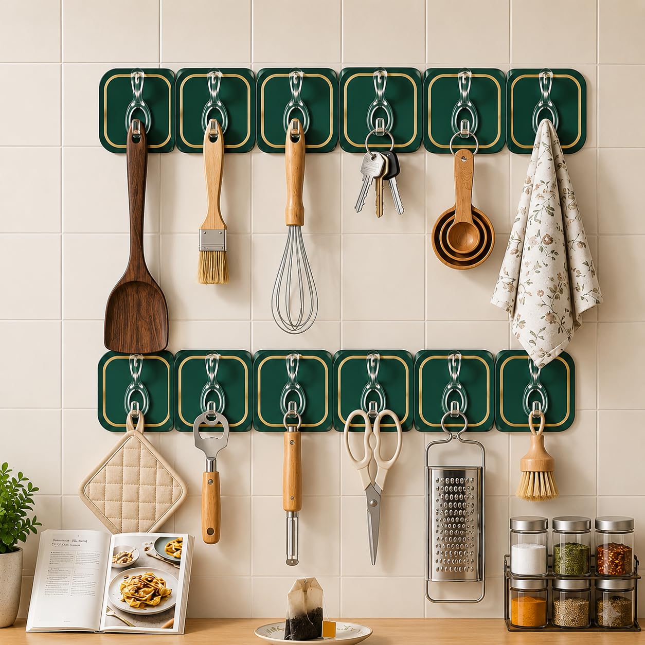Magic Adhesive Hooks - No Nails Needed! -1 Magic Adhesive Hooks - No Nails Needed! -1