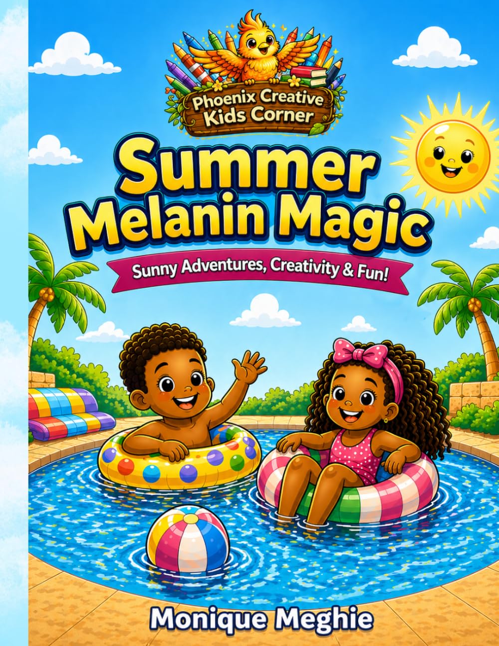Summer Melanin Magic Coloring Book for Kids Ages 3–8 Fun, Easy Activities Featuring Black Joy, Summer Fun & Creative Learning: Fun, Easy Coloring ... Fun, Creativity, and Confidence Building