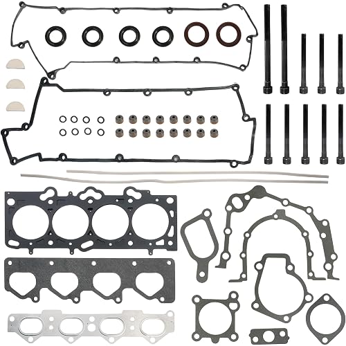 2.0L Engine Head Gasket Set with Head Bolt Kit fit for Hyundai Tucson Tiburon Elantra, fit for Kia Soul Spectra Spectra5 Sportage DOHC L4 16V 2.0L 2001-2010 OE#HS26181PT, ES71313