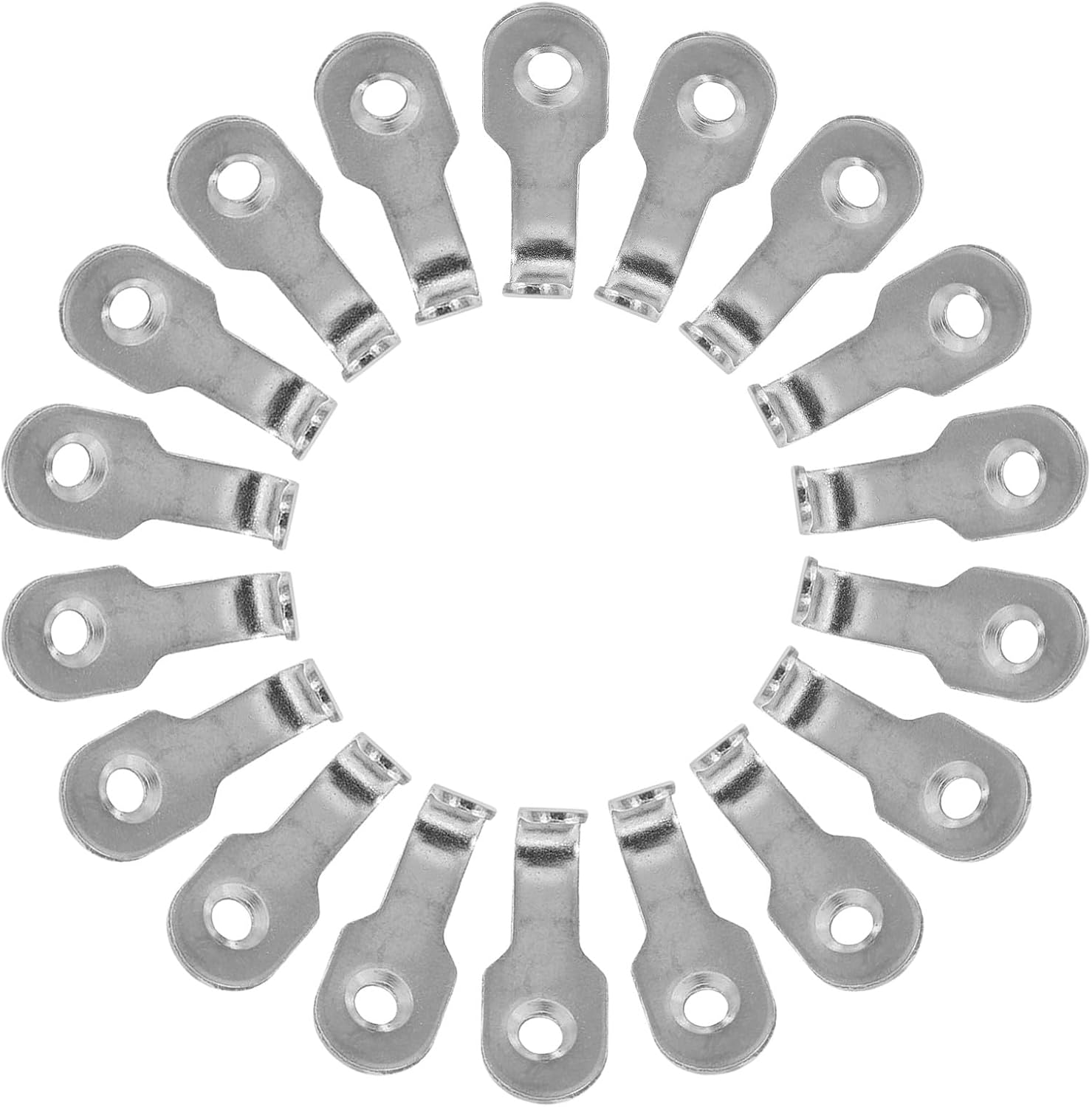 DOITOOL 20pcs Mini Stainless Steel Hooks Wall-Mounted Utility Hanging Hooks for Bathroom Towel Coat Kitchen Closet Organization