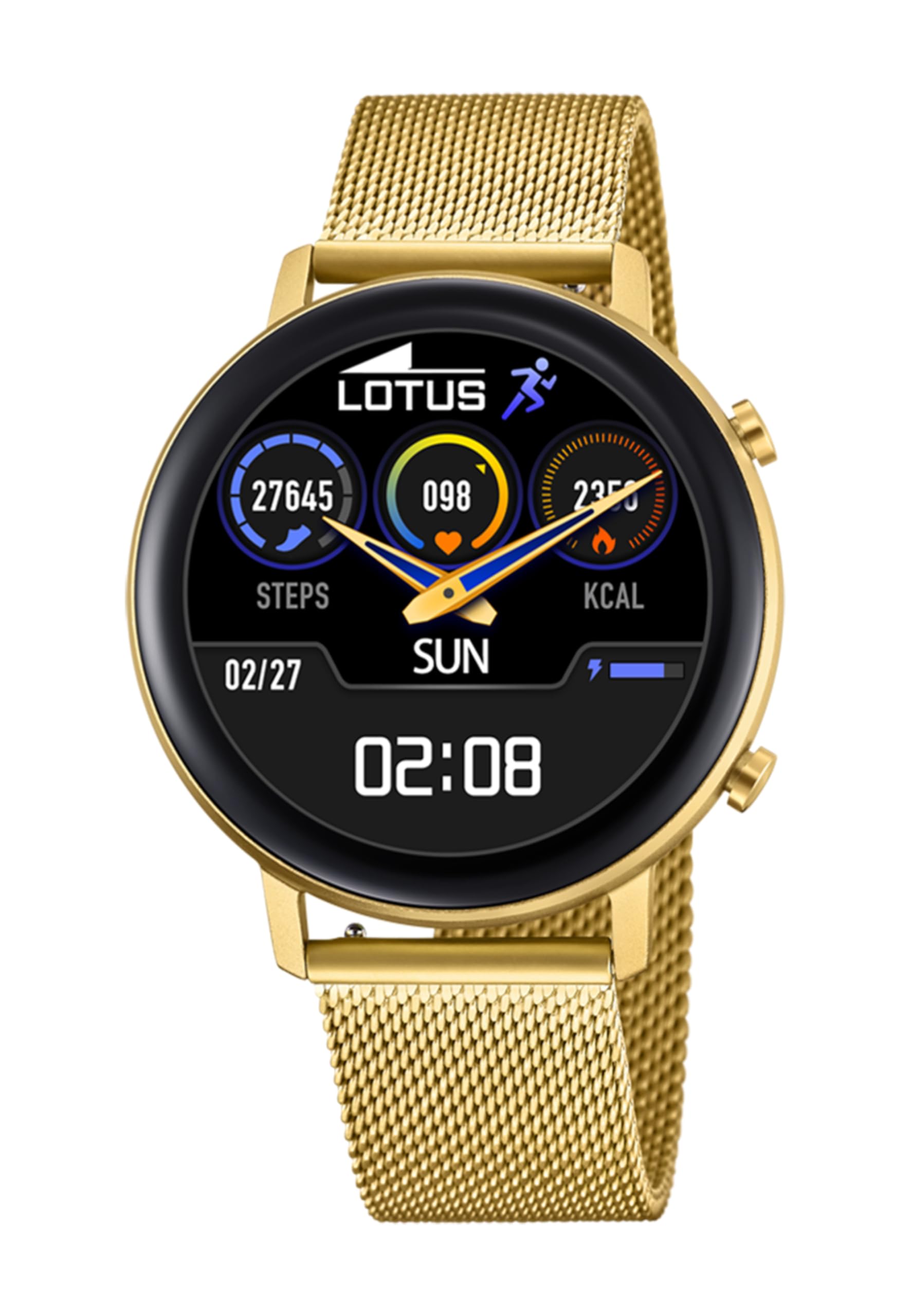 LOTUS Women's Watch 50041/1 Smartwatch Zinc Alloy Case Gold Stainless Steel Strap 316L Gold
