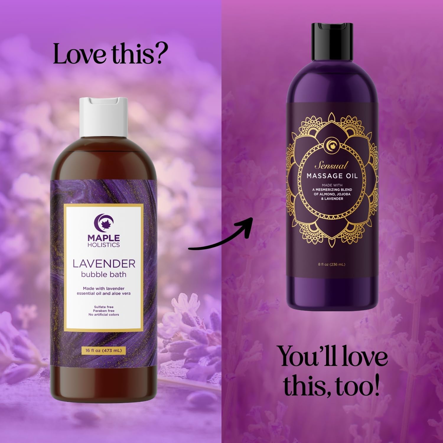 Premium Lavender Bubble Bath for Women - Moisturizing Foaming Bath Bubbles for Adults with Chamomile Clary Sage & Lavender Aromatherapy Oils for Relaxing Self Care - Paraben & Sulfate Free (16 Fl Oz) - Image 5