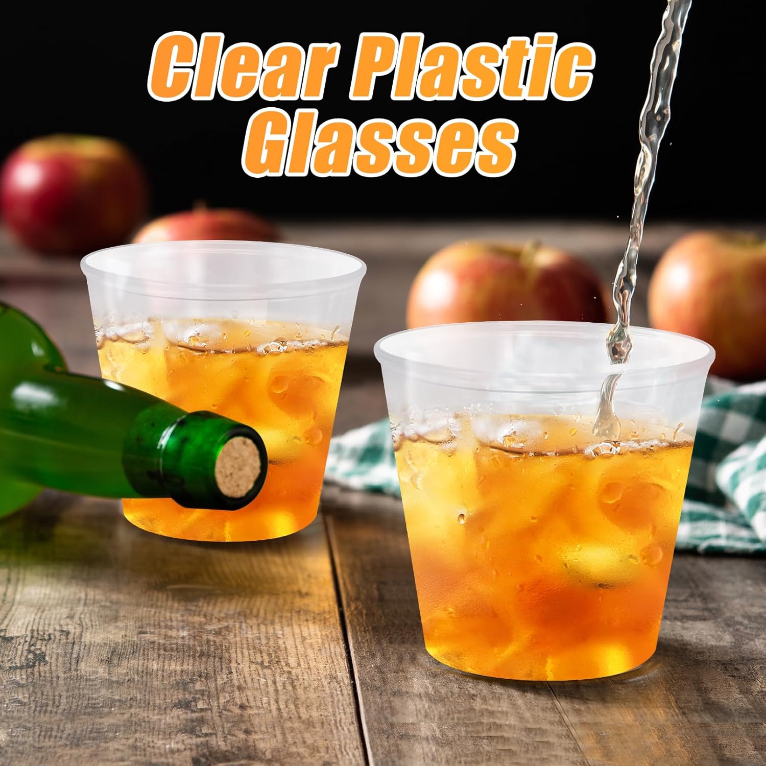 500 Pack 1.5oz Plastic Shot Glasses,Mini Disposable Cups,Clear Plastic Shot Cups,Small Party Cups Tasting Cups for Whiskey,Wine Tasting,Food Samples Cups For Party and Gathering - Image 4