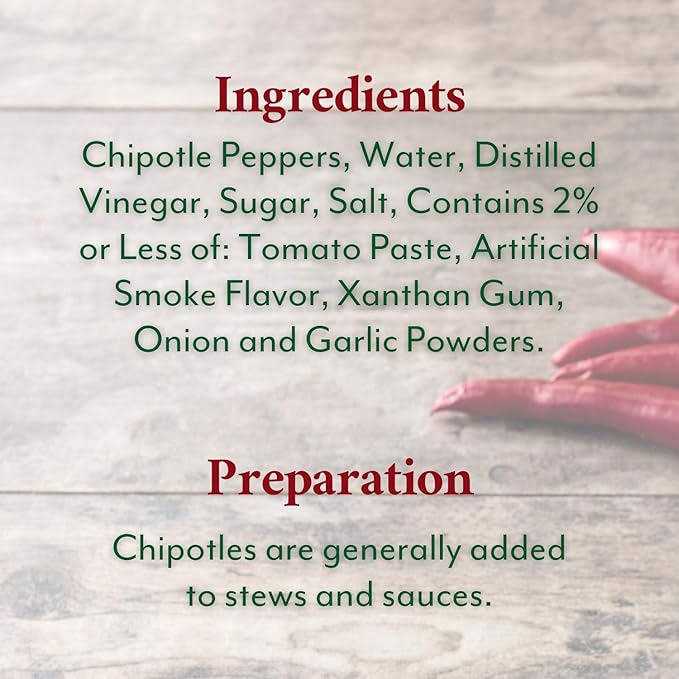 Chipotle Peppers in Adobo Sauce de Roland, 26 oz, Paquete de 4 miniatura 5