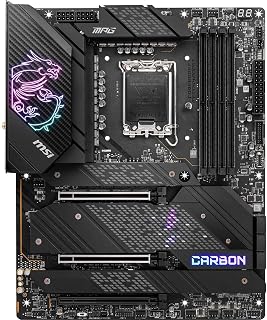 MSI MPG Z690 Carbon WiFi Gaming Motherboard (ATX, Intel Core, LGA 1700 Socket, DDR5, PCIe 4, CFX, M.2 Slots, Wi-Fi 6E)