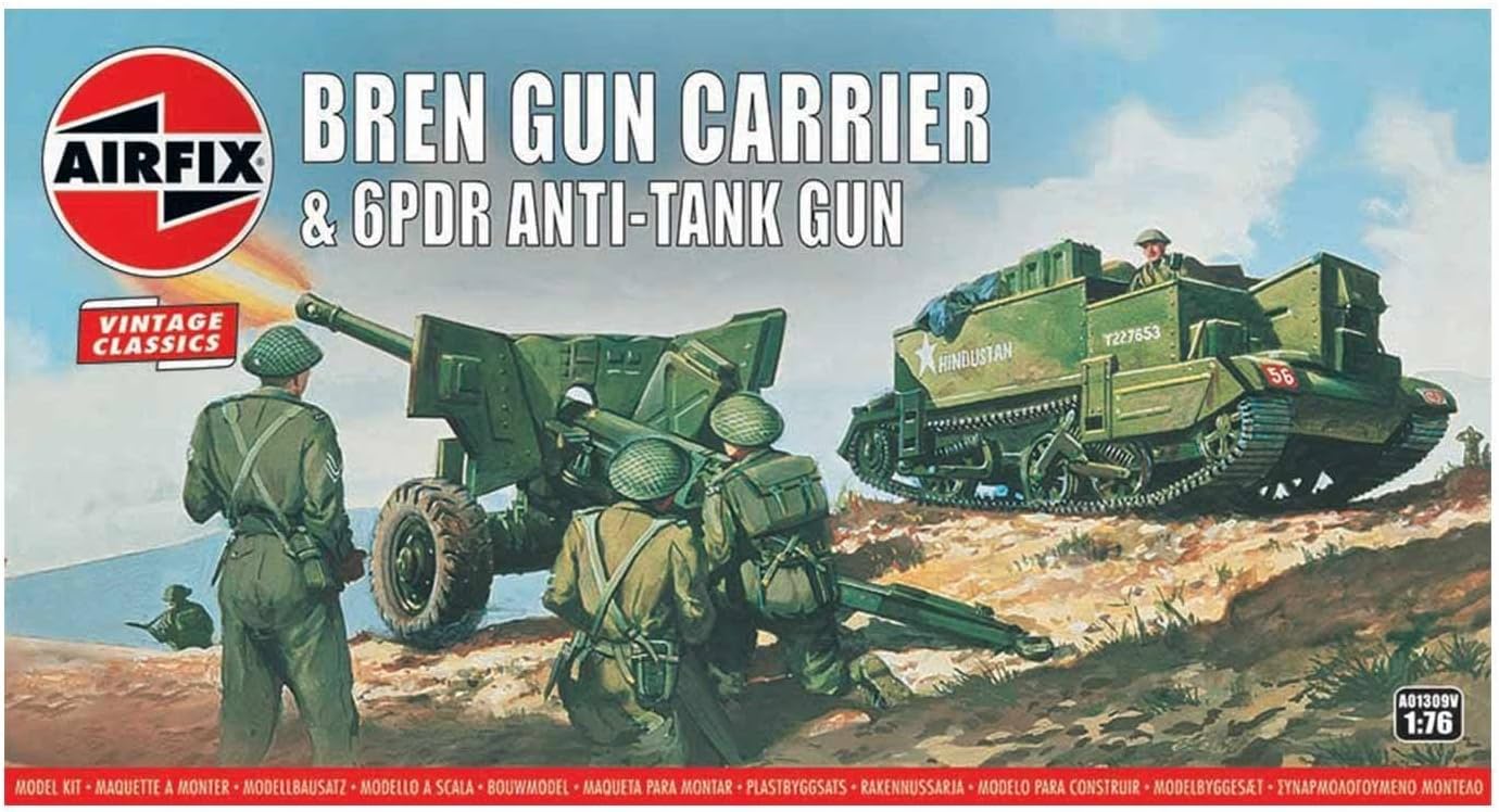 Bren Gun Carrier & 6 pdr AT Gun