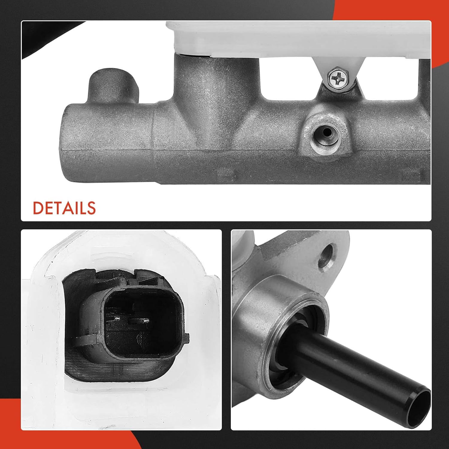 A-Premium Brake Master Cylinder with Reservoir and Cap Compatible with Honda Vehicles - For Fit 2009 2010 2011, L4 1.5L - Replaces 46100TF0Y01, 46101TK6305