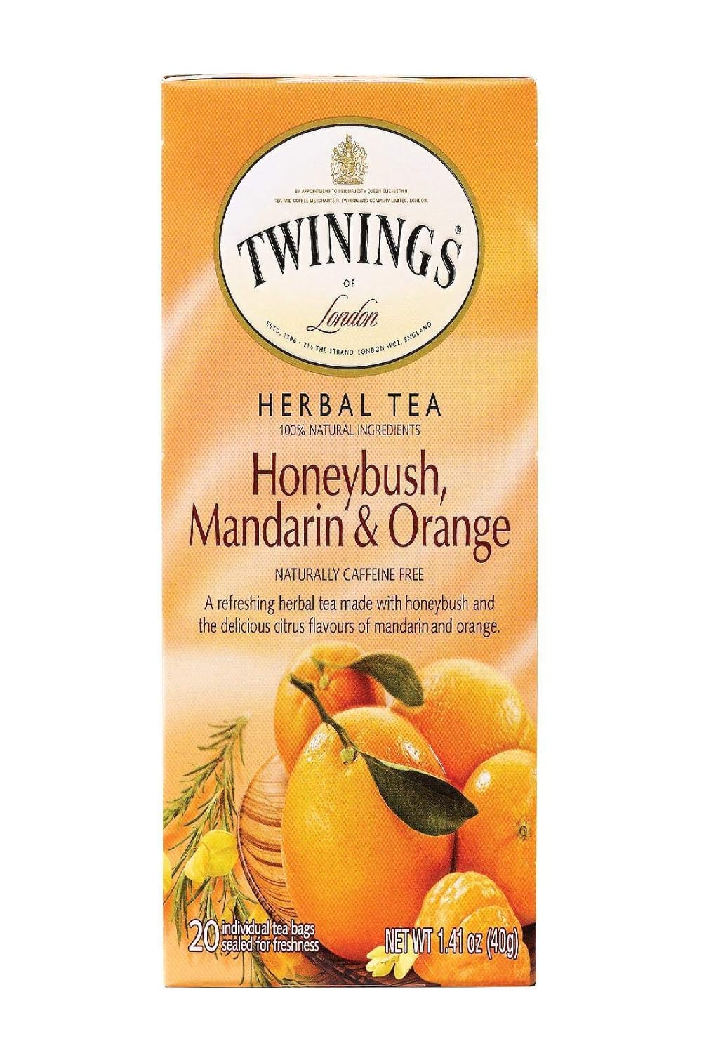 Twinings Herbal Unwind African Honeybush, Mandarin and