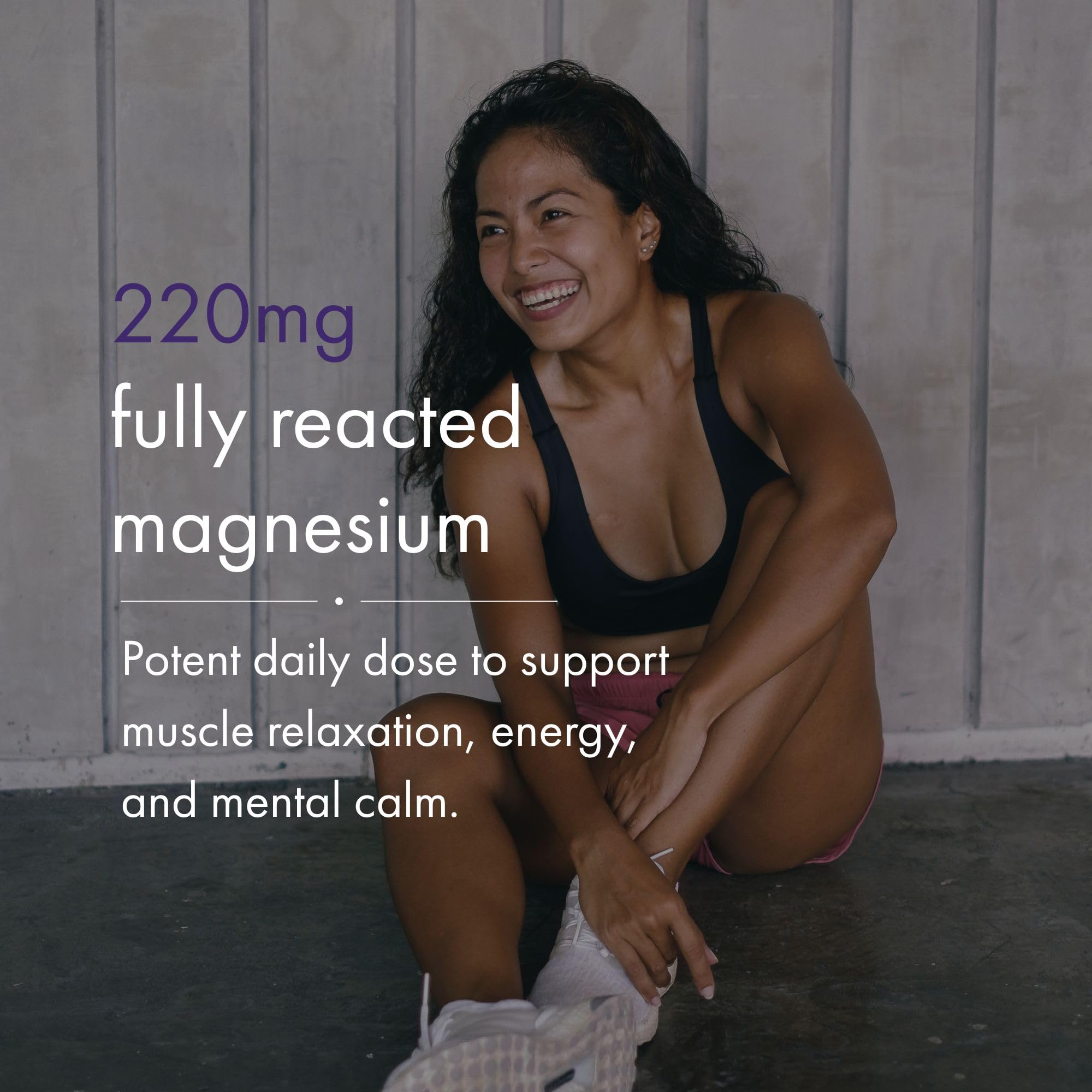 NAOMI Magnesium Glycinate 220mg - Fully Chelated for High Absorption - Supports Restful Sleep, Calm, Muscle Relaxation & Mood - Gentle on Stomach, No Laxative Effect, Non-GMO, Vegan, 30-Day Supply — Amazon image 4