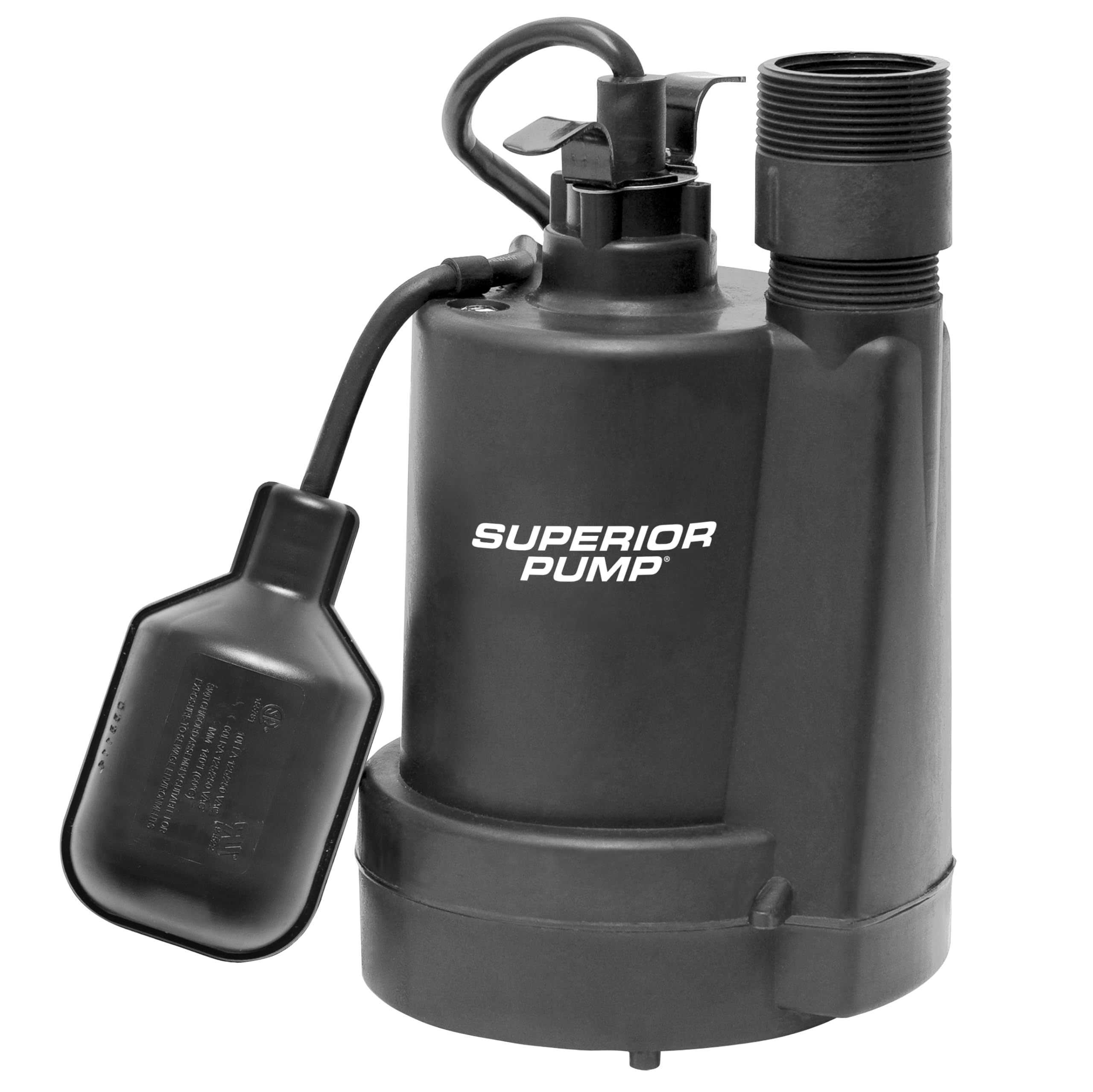Superior Pump 92330 1/3 HP Thermoplastic Submersible Sump Pump