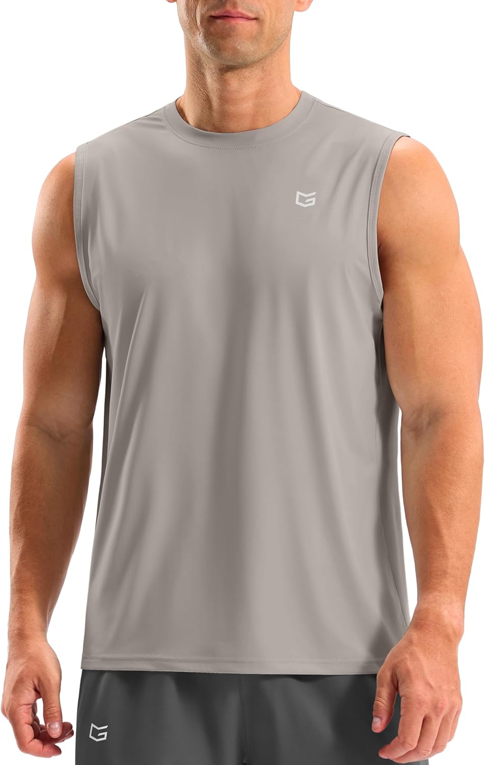 G Gradual Sleeveless Shirts for Men Workout Tank Tops Moisture Wicking Mens Muscle Shirt for Gym, Beach, Summer Casual